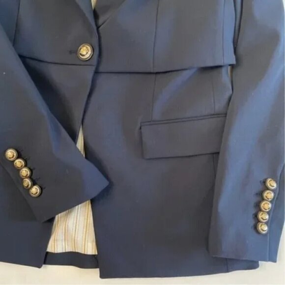 Veronica Beard Mori Dickey Jacket Navy Blue Size 4 NWT - Picture 6 of 16